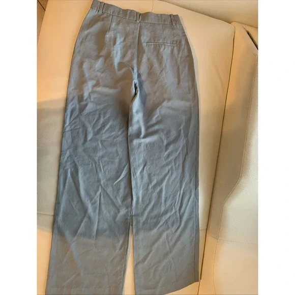 Zara women's dress pants, blue, size small - Picture 3 of 5